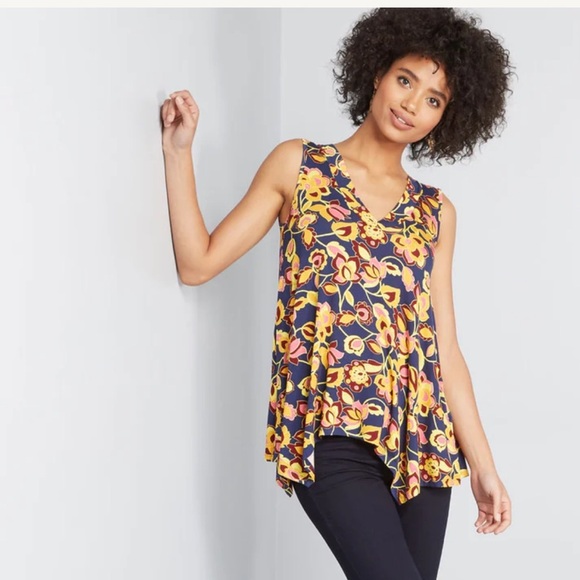 Modcloth Airy Image Tank Top - Picture 1 of 4
